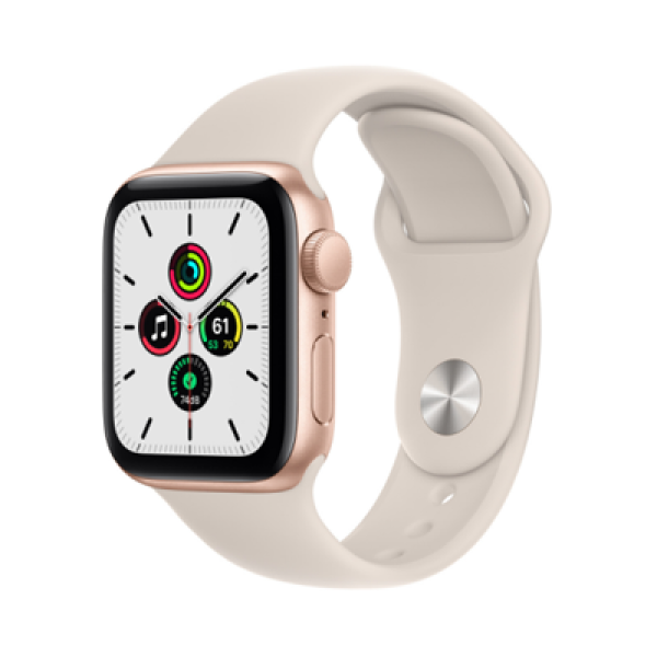 Apple Watch Se Mm Gps Gold Starlight Ch Nh H Ng Gi R