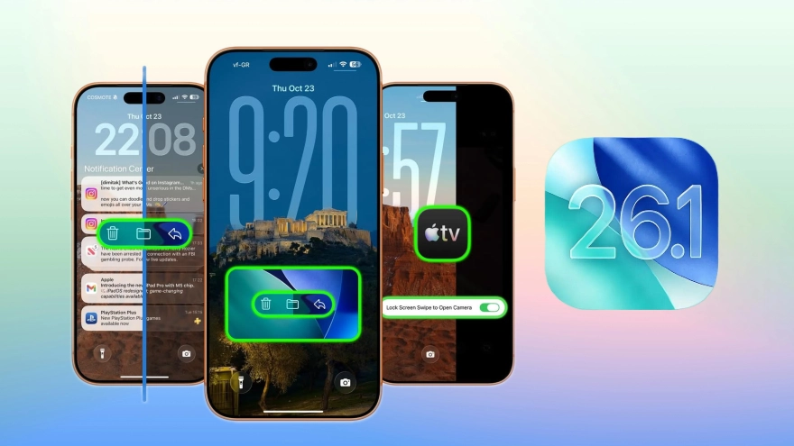 10 tính năng mới trên iOS 26.1 bạn nhất định phải biết!