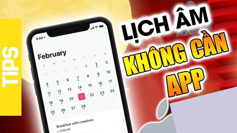 Cách xem, thêm lịch âm trên iPhone cực đơn giản, không cần ứng dụng