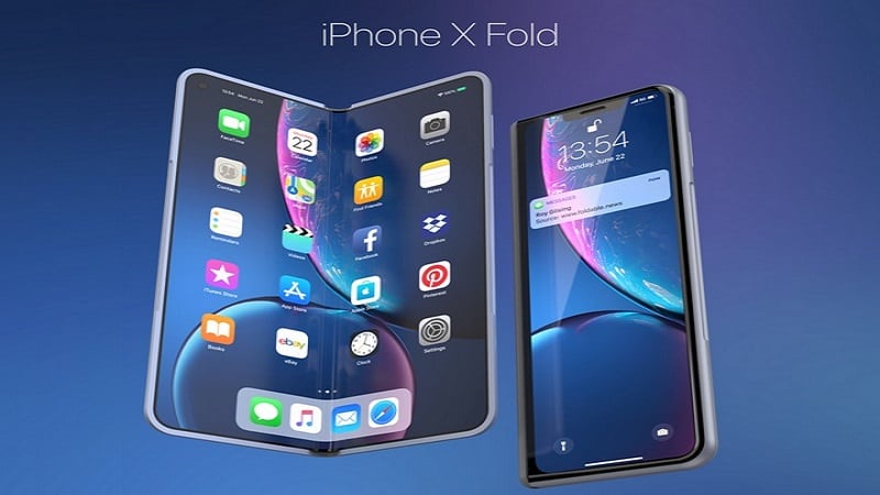 Concept iPhone màn hình gập sắp ra mắt khiến iFan say như điếu đổ