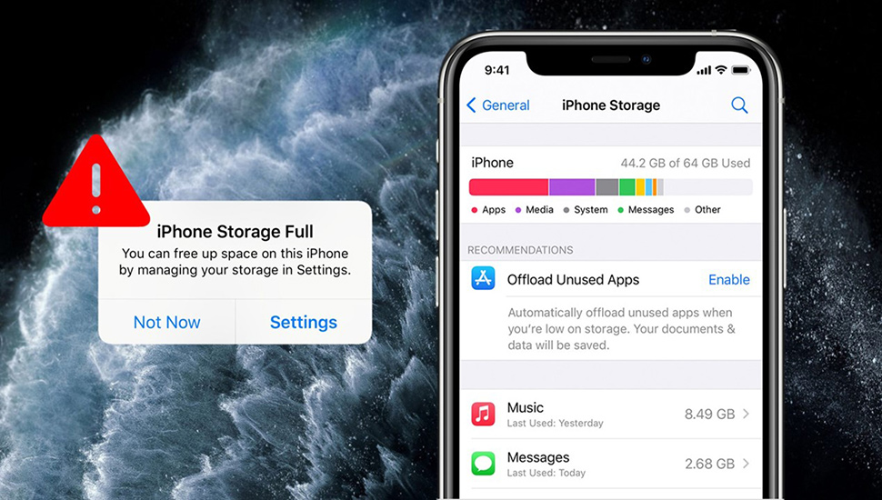2 việc cần làm khi iPhone đầy bộ nhớ