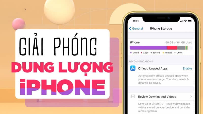 Cách dọn dẹp iPhone 