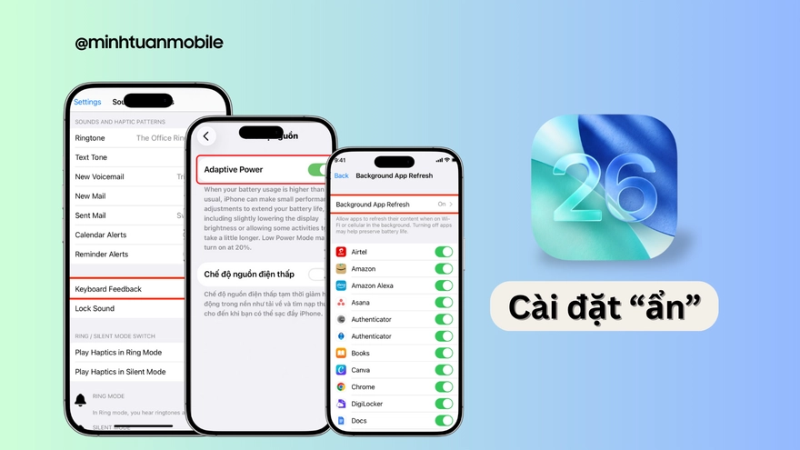 5 cài đặt 'ẩn' trên iOS 26 gây hao pin cần thay đổi ngay