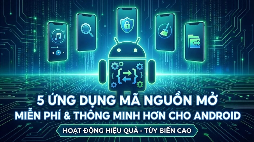 5 ứng dụng mã nguồn mở Android ai cũng nên thử