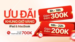 Sale khung giờ vàng sắm MacBook và iPad ưu đãi giảm đến 700K