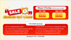 Bùng nổ săn iPhone 17 Pro Max giảm giá khung giờ vàng