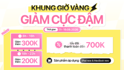 Sale khung giờ vàng sắm MacBook và iPad giảm đến 700K
