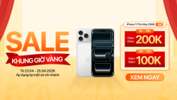 Chương trình giảm giá khung giờ vàng iPhone 17 Pro Max 256GB Silver - VN New
