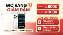 Săn iPhone 17 Pro Max Sliver giảm giá khung giờ vàng