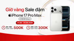 Săn iPhone 17 Pro Max giảm đến 500K khung giờ vàng