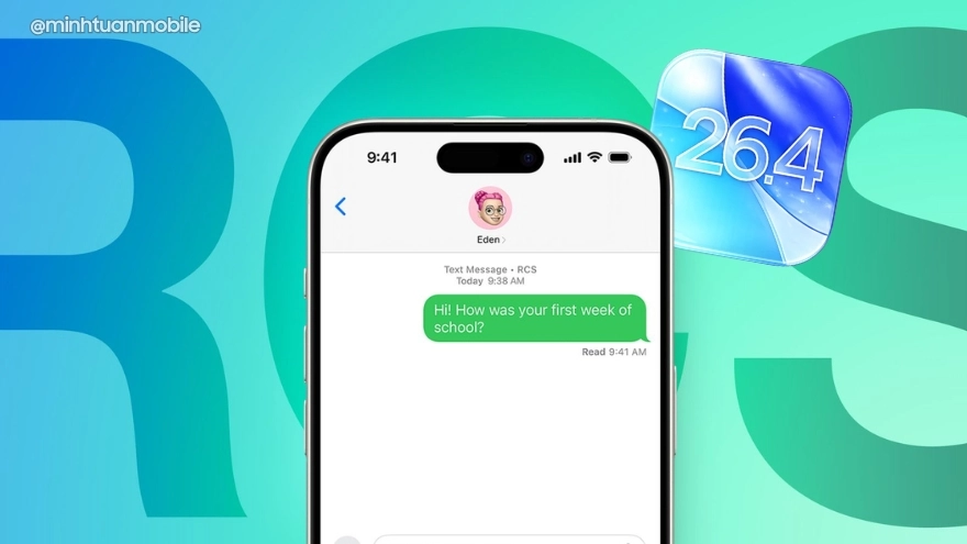 Apple bắt đầu test RCS mã hóa đầu cuối iPhone sang Android