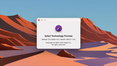 Safari Technology Preview có cập nhật mới