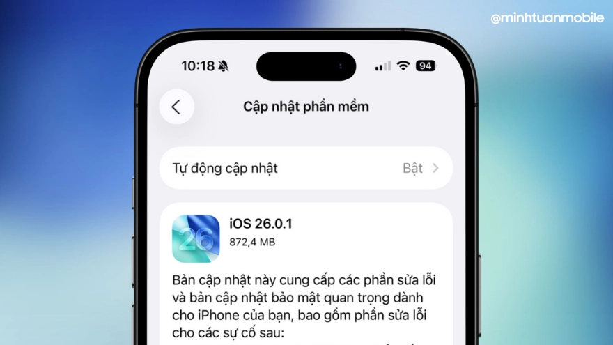 Apple phát hành iOS 26.0.1 với tính năng gì mới?