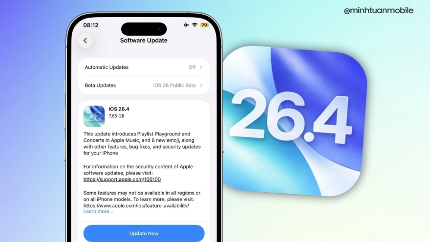 Apple ra mắt iOS 26.4 RC với loạt tính năng đáng chú ý