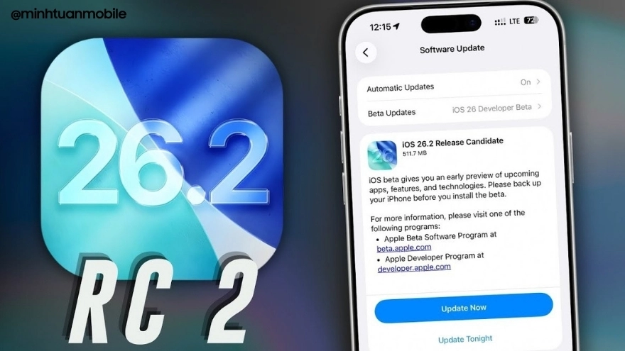 Apple tung iOS 26.2 RC 2: Dời ngày ra mắt chính thức?