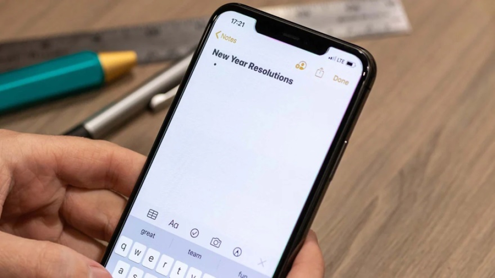 Apple xác nhận lỗi ghi chú biến mất trên iPhone
