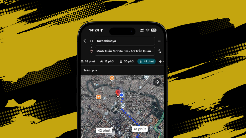 Cách tìm đường ngắn nhất trên Google Maps, né kẹt xe dịp Tết
