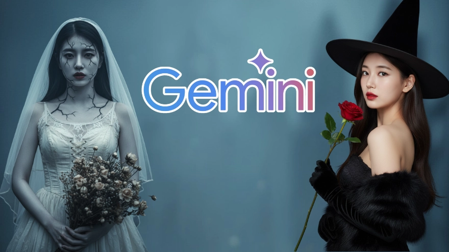 Biến hóa ảnh Halloween huyền bí với câu lệnh Gemini