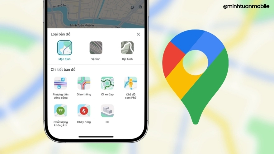Cách bật bản đồ 3D trên Google Maps xem đường siêu thực
