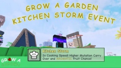 Cách bắt đầu sự kiện Kitchen Storm trong Grow a Garden