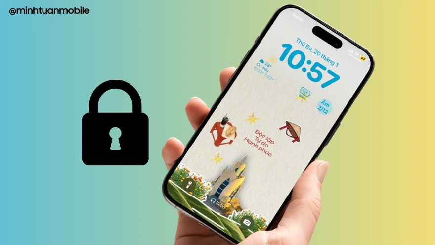 Cách cài đặt tên hiển thị trên màn hình khóa iPhone