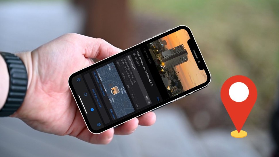 Cách gắn địa điểm cho ảnh trên iPhone