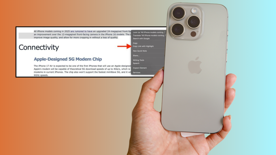 Cách gửi link web đúng đoạn bạn cần trên iPhone cho ai đó