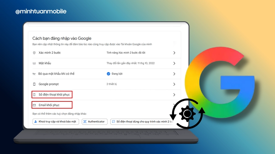 Cách khôi phục mật khẩu Gmail bằng trợ giúp từ bạn bè