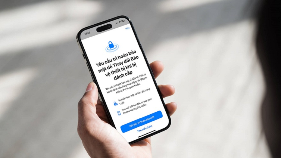 Kích hoạt chế độ Bảo vệ thiết bị bị đánh cắp trên iOS 17.3