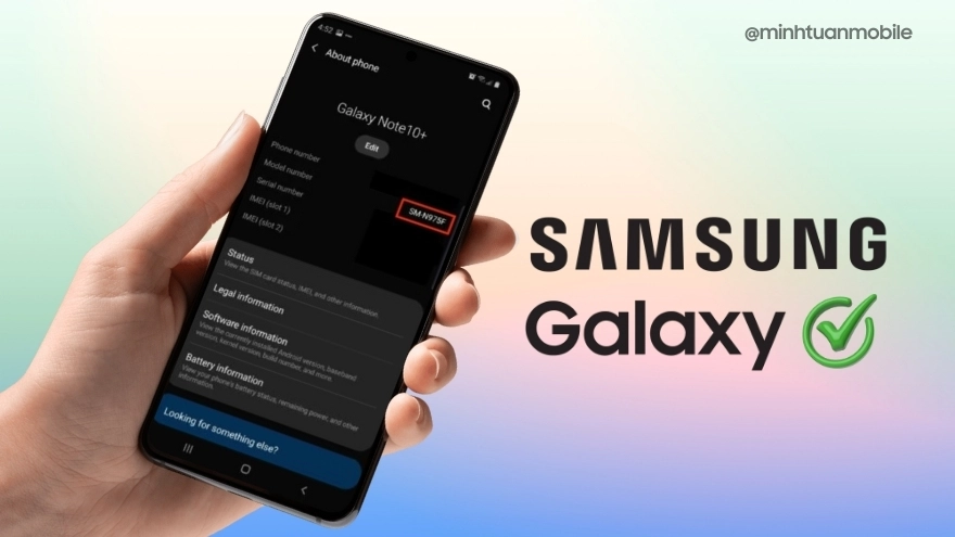 Cách kiểm tra model Samsung cho người mới cực dễ trong 1 phút