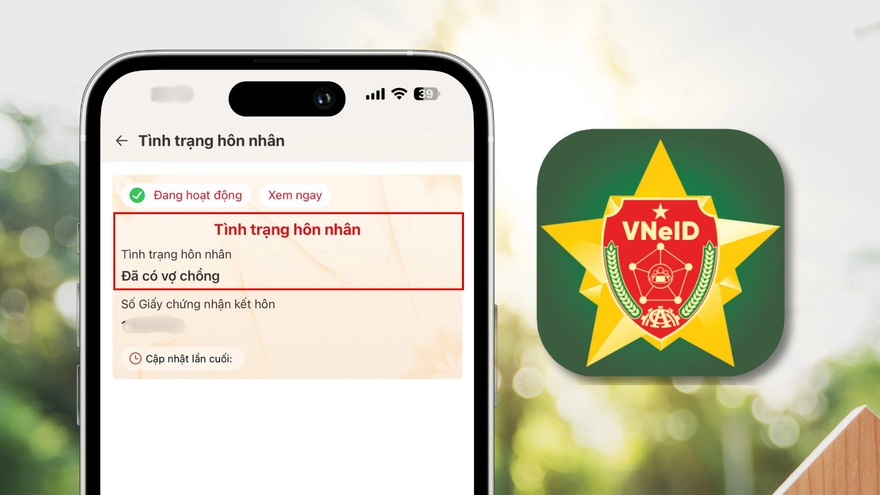 Cách kiểm tra tình trạng hôn nhân qua VNeID trên iPhone
