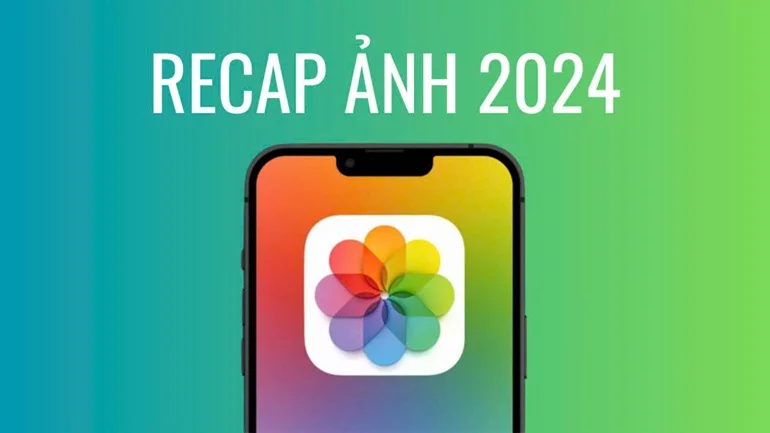 Cách làm ảnh recap 2024 trên iPhone