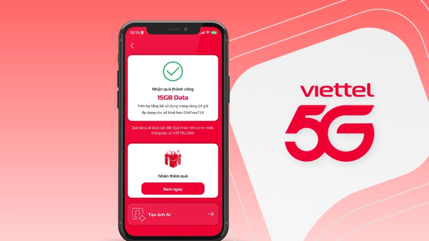 Cách nhận 15GB Data 5G Viettel miễn phí mới nhất