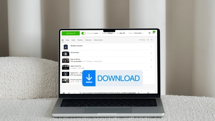Cách tải video YouTube và 8K miễn phí trên MacBook