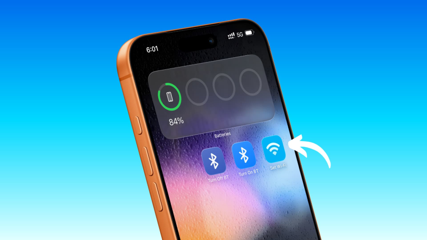 Cách thêm nút Wi-Fi và Bluetooth vào màn hình chính iPhone