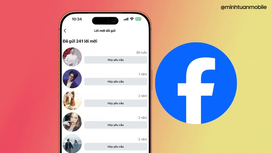 Cách xem lại lịch sử gửi lời mời kết bạn Facebook cực nhanh