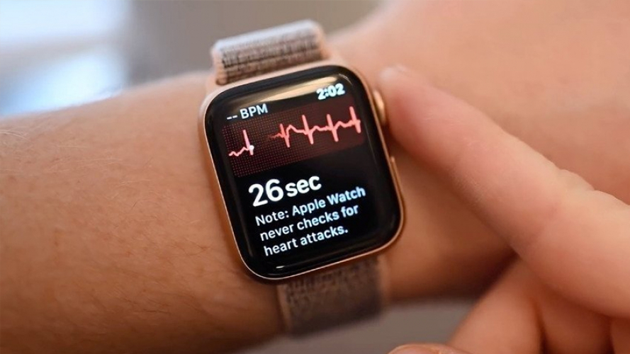 Cảm biến nhịp tim ECG của Apple Watch tiếp tục 