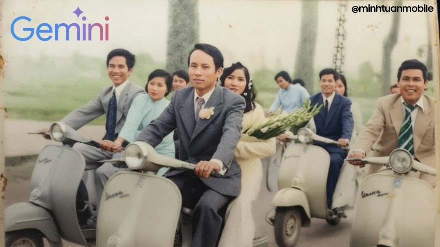 Câu lệnh AI giúp phục chế ảnh cũ bằng Gemini