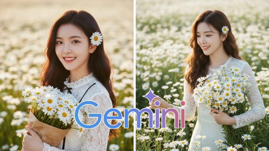 Câu lệnh Gemini AI tạo ảnh bên cúc hoạ mi cực đẹp