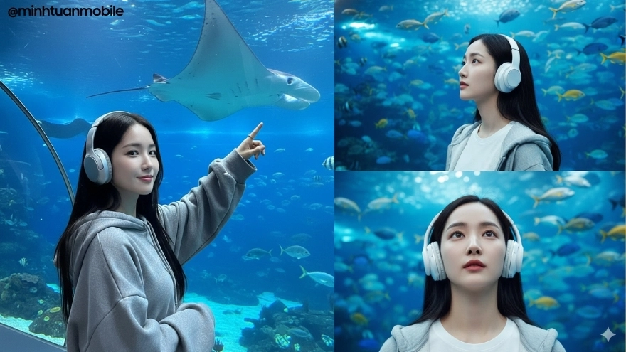 Câu lệnh tạo ảnh tham quan thủy cung bằng Gemini AI