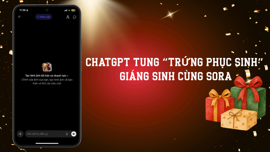 ChatGPT tung “trứng phục sinh” Giáng sinh cùng Sora