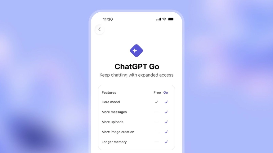 ChatGPT ra mắt gói Go giá 200k: Rẻ hơn nhưng có quảng cáo