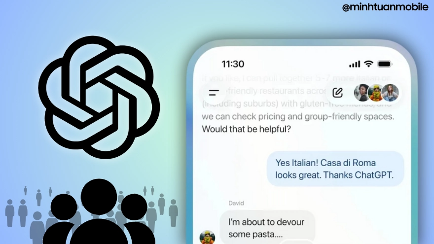 ChatGPT sắp có tính năng trò chuyện nhóm, AI chat như người