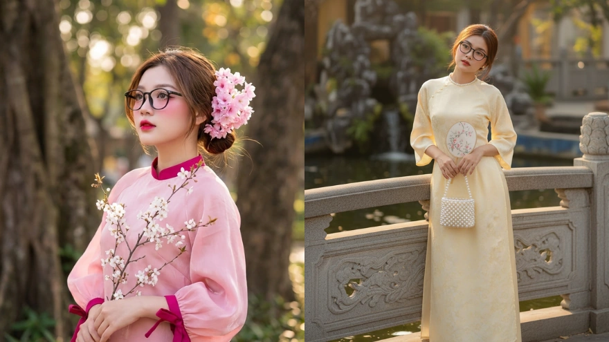 Chụp ảnh áo dài Tết chỉ với một câu lệnh Gemini