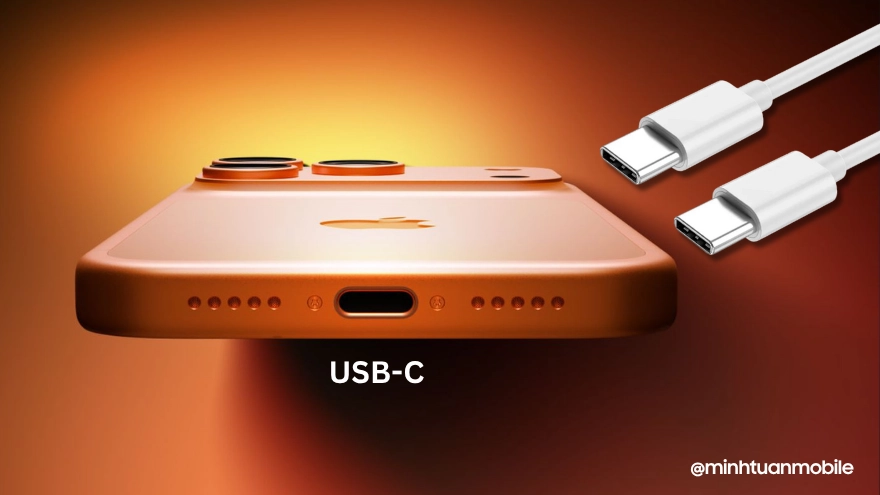 Cổng USB-C trên iPhone 17 có thể cắm được gì?