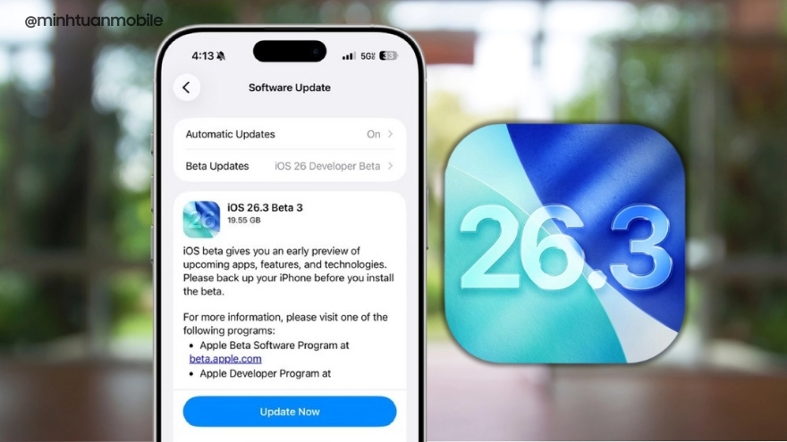 Đã có iOS 26.3 Beta 3: Có gì đáng nâng cấp lúc này?