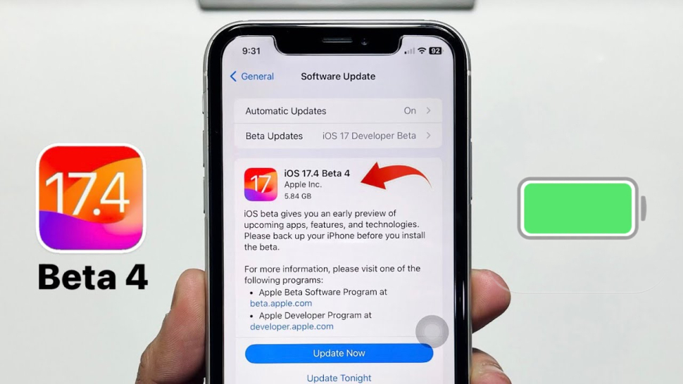 Đánh giá hiệu năng và thời lượng pin của iOS 17.4 Beta 4