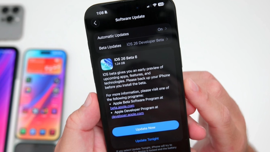 Đánh giá hiệu năng và thời lượng pin của iOS 26 Beta 6