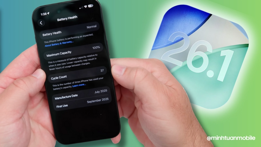 Đánh giá iOS 26.1 vừa ra mắt về hiệu suất và thời lượng pin