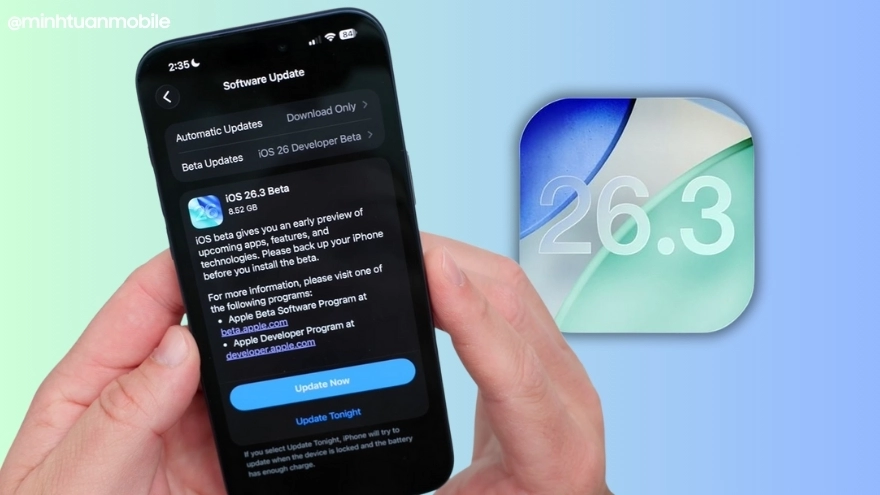 Đánh giá iOS 26.3 Beta 1: Pin trâu, máy mát hơn